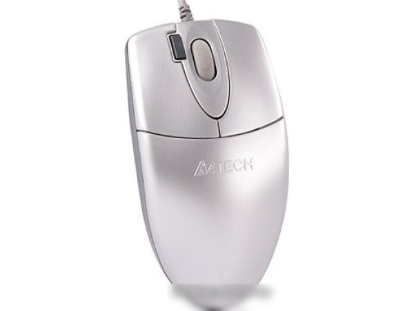 Мышь A4Tech OP-620D (серебристый)