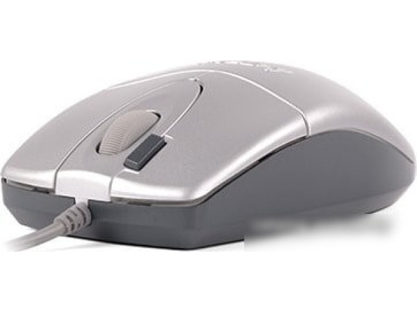 Мышь A4Tech OP-620D (серебристый)