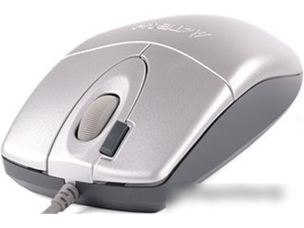 Мышь A4Tech OP-620D (серебристый)