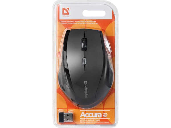 Мышь Defender Accura MM-365 (черный)