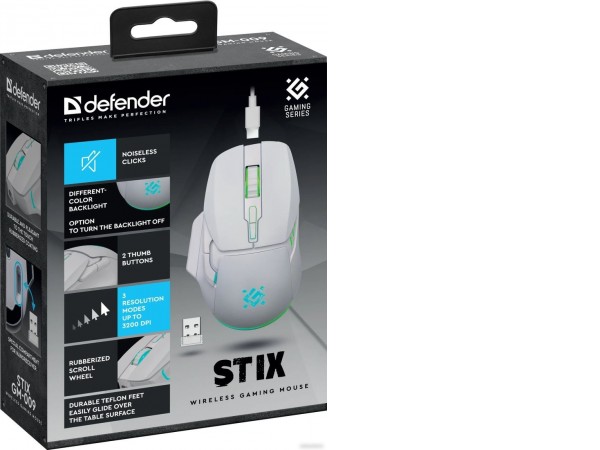 Игровая мышь Defender Stix GM-009