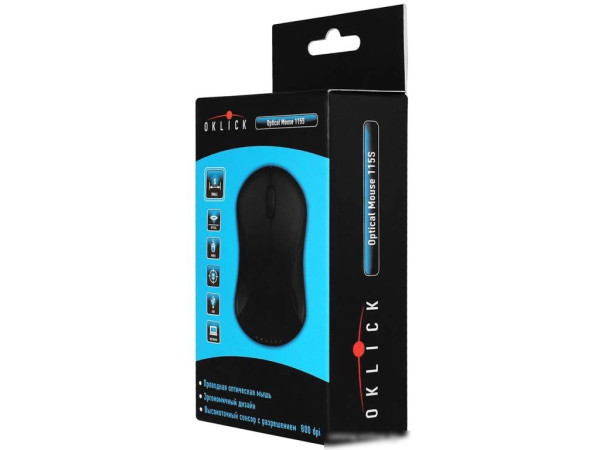 Мышь Oklick 115S (черный)