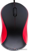 Мышь Oklick 115S (черный/красный)