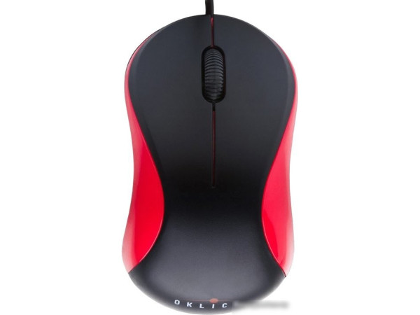 Мышь Oklick 115S (черный/красный)