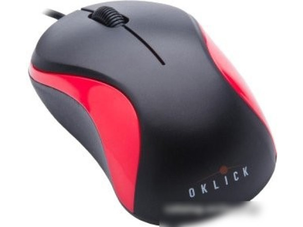 Мышь Oklick 115S (черный/красный)