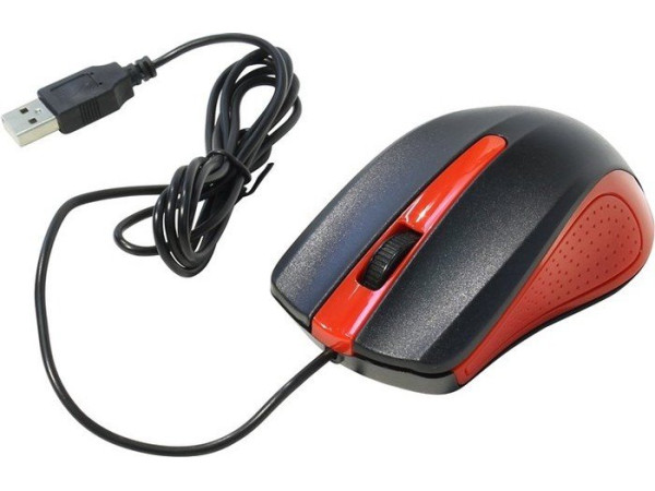 Мышь Oklick 225M Black/Red (288237)