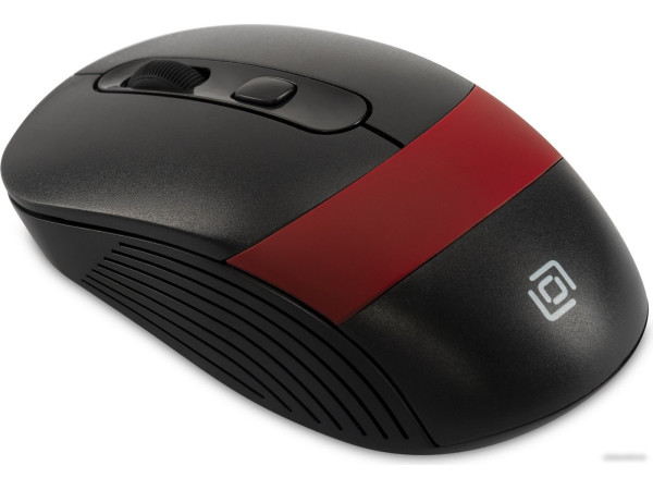Мышь Oklick 310MW (черный/красный)