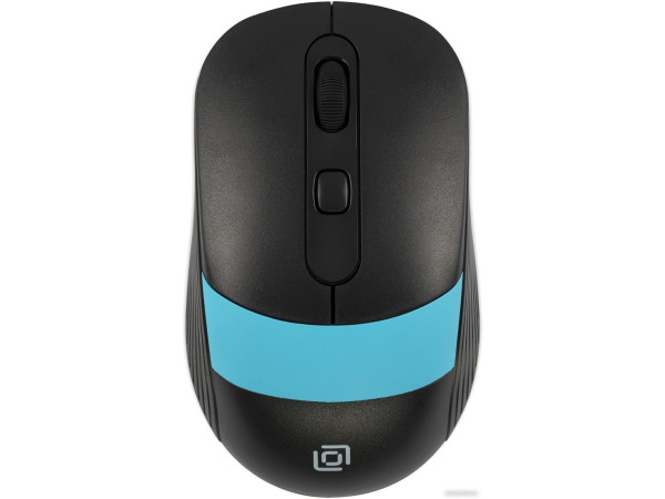 Мышь Oklick 310MW (черный/голубой)