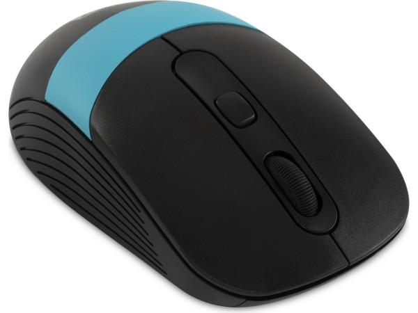 Мышь Oklick 310MW (черный/голубой)
