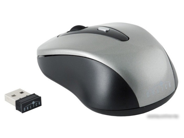 Мышь Oklick 435MW (серый) [945812]
