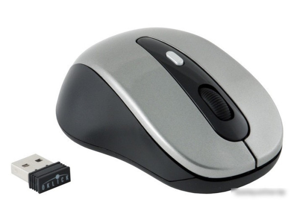 Мышь Oklick 435MW (серый) [945812]