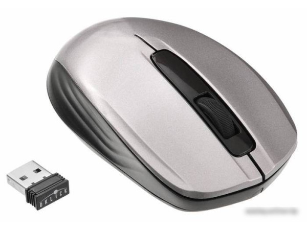 Мышь Oklick 475MW (серый) [945829]