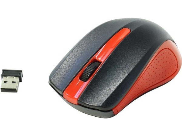 Мышь Oklick 485MW Black/Red (997828)