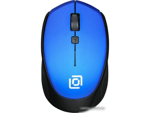 Мышь Oklick 488MW (черный/синий)