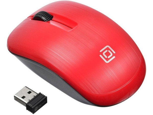Мышь Oklick 525MW (красный)