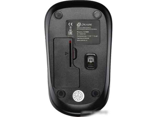 Мышь Oklick 525MW (красный)