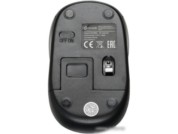 Мышь Oklick 665MW (черный)