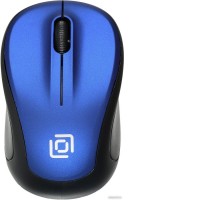 Мышь Oklick 665MW (черный/синий)
