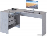 Стол Сокол СПм-25 (левый, бетон)