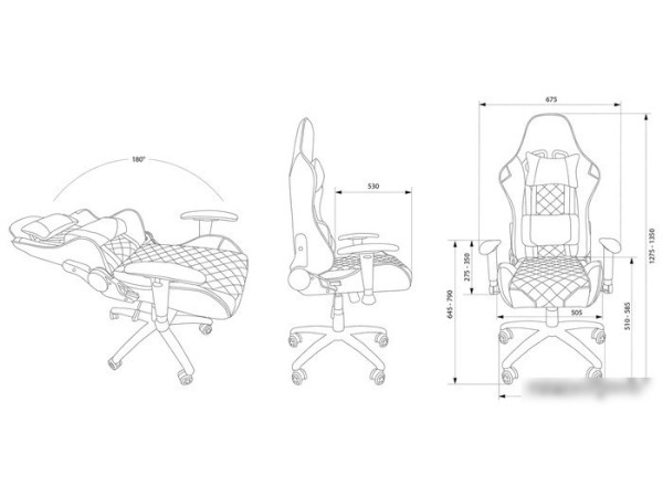 Кресло CACTUS CS-CHR-030BL (черный)