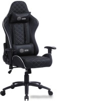 Кресло CACTUS CS-CHR-030BLS (черный/серебристый)