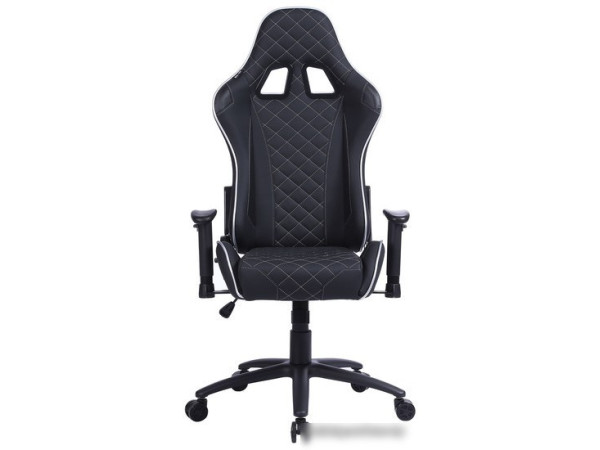 Кресло CACTUS CS-CHR-030BLS (черный/серебристый)