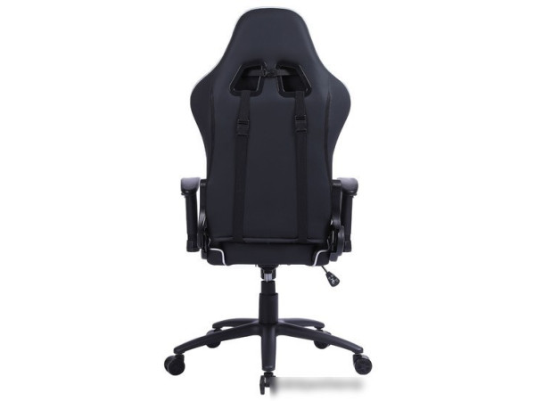 Кресло CACTUS CS-CHR-030BLS (черный/серебристый)