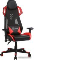 Кресло CACTUS CS-CHR-090BLR (черный/красный)