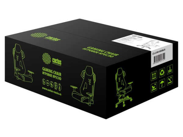 Кресло CACTUS CS-CHR-090BLR (черный/красный)