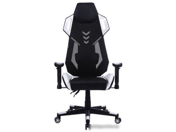 Кресло CACTUS CS-CHR-090BLW (черный/белый)