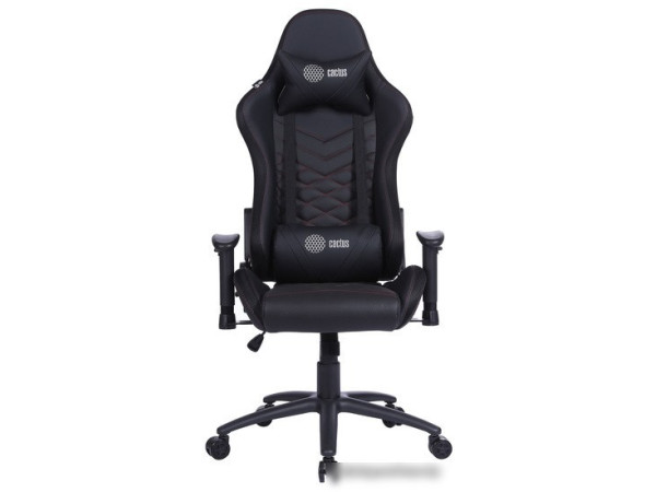 Кресло CACTUS CS-CHR-0099BLR (черный/красный)