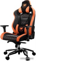 Кресло Cougar Throne (черный/оранжевый)