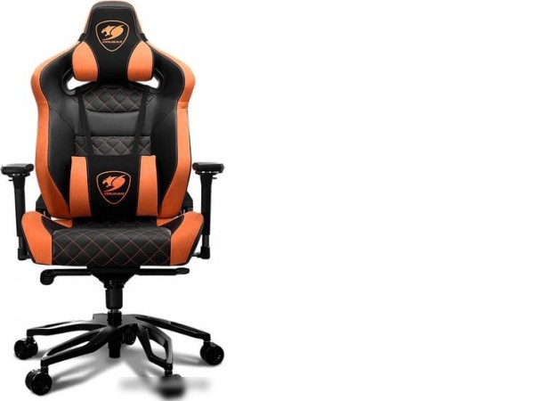 Кресло Cougar Throne (черный/оранжевый)