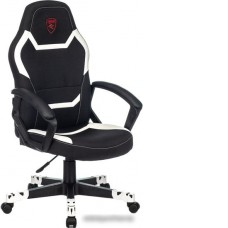 Кресло Бюрократ Zombie 10 (черный/белый)