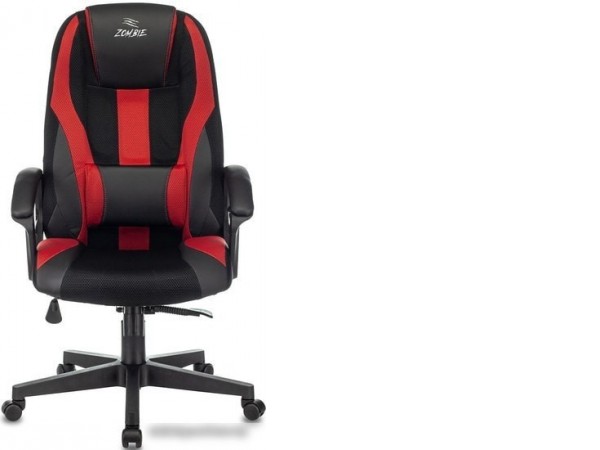 Кресло Бюрократ Zombie 9 (черный/красный)