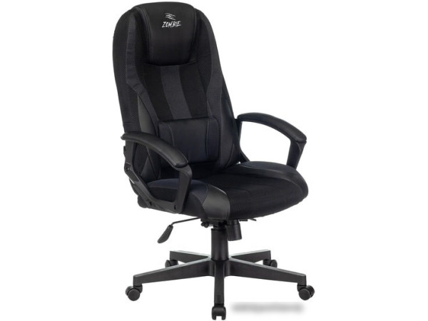 Кресло Бюрократ Zombie 9 (черный/серый)