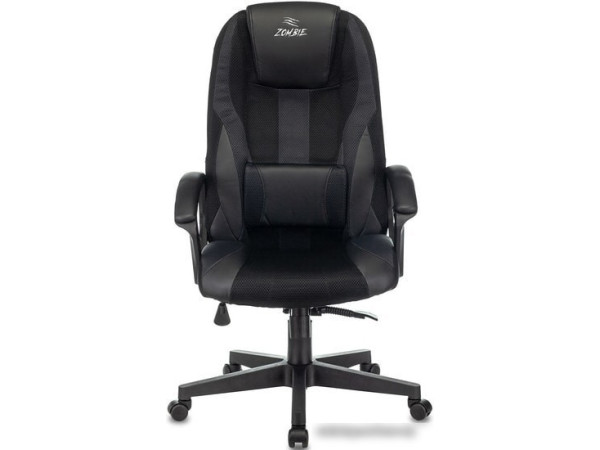 Кресло Бюрократ Zombie 9 (черный/серый)