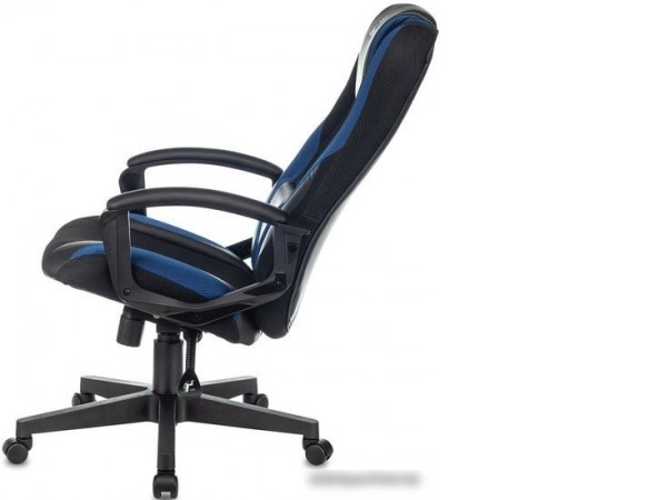 Кресло Бюрократ Zombie 9 (черный/синий)