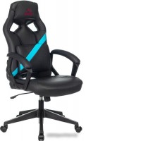 Кресло Zombie Driver (черный/голубой)