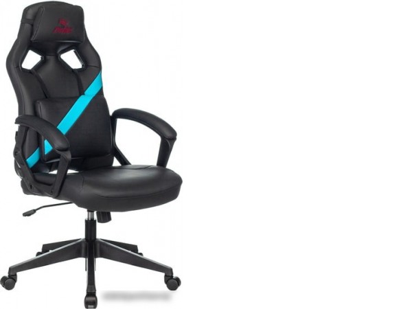 Кресло Zombie Driver (черный/голубой)