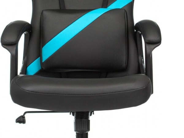 Кресло Zombie Driver (черный/голубой)