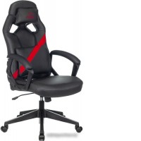 Кресло Бюрократ Zombie Driver (черный/красный)