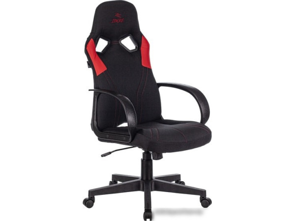 Кресло Бюрократ Zombie Runner (черный/красный)