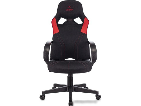 Кресло Бюрократ Zombie Runner (черный/красный)