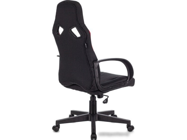 Кресло Бюрократ Zombie Runner (черный/красный)