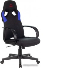 Кресло Бюрократ ZOMBIE RUNNER (черный/синий)