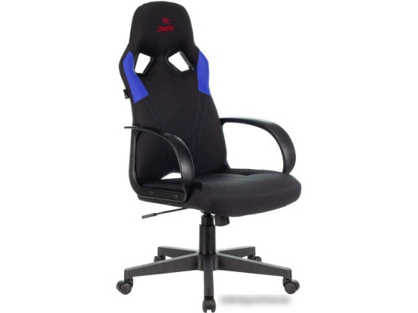 Кресло Бюрократ ZOMBIE RUNNER (черный/синий)