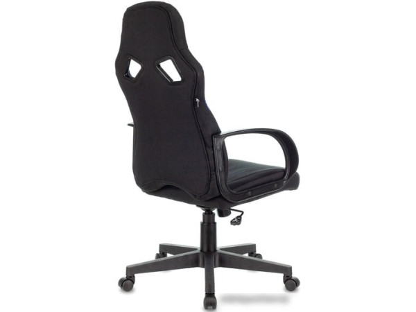 Кресло Бюрократ ZOMBIE RUNNER (черный/синий)