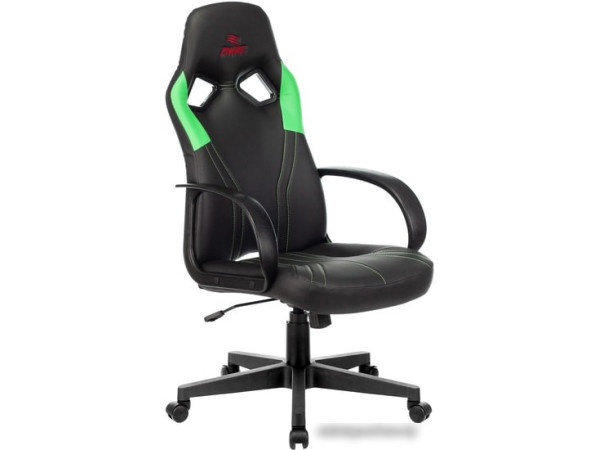 Кресло Бюрократ Zombie Runner (черный/зеленый)