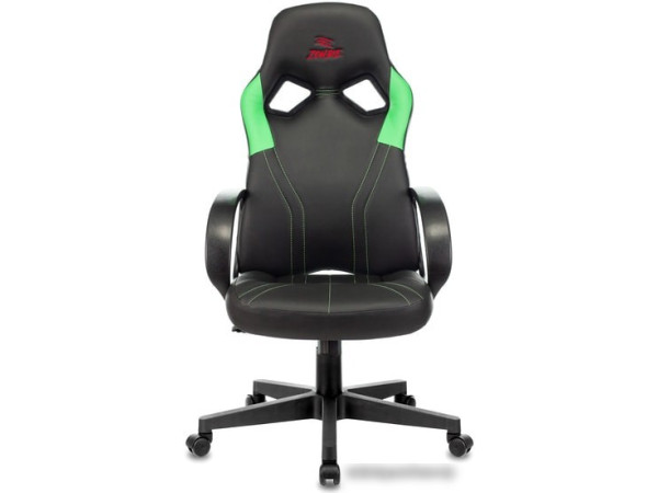 Кресло Бюрократ Zombie Runner (черный/зеленый)